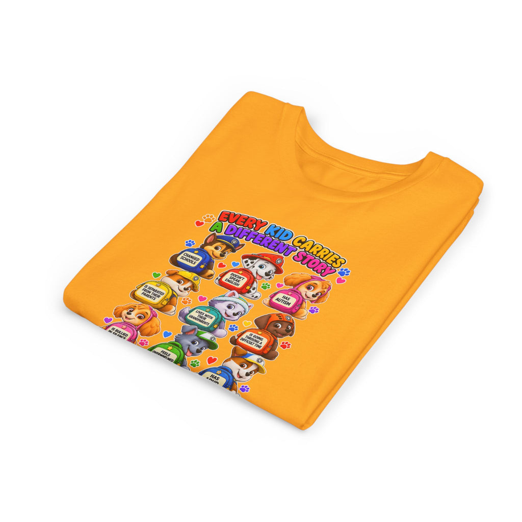 Be Kind Youth Short Sleeve Tee – Colorful Cartoon Character Shirt