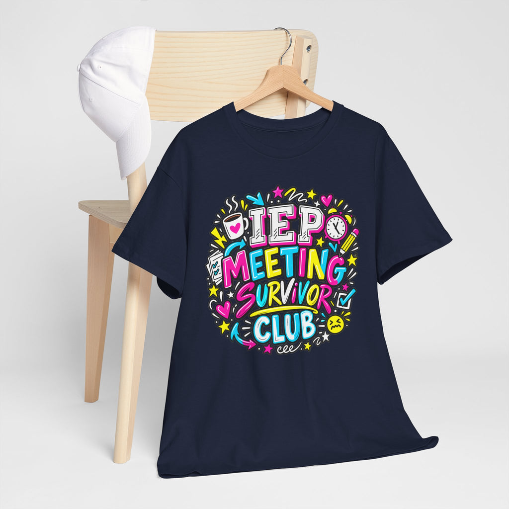 Video Meeting Survivor Club T-Shirt — Funny Remote Work Tee