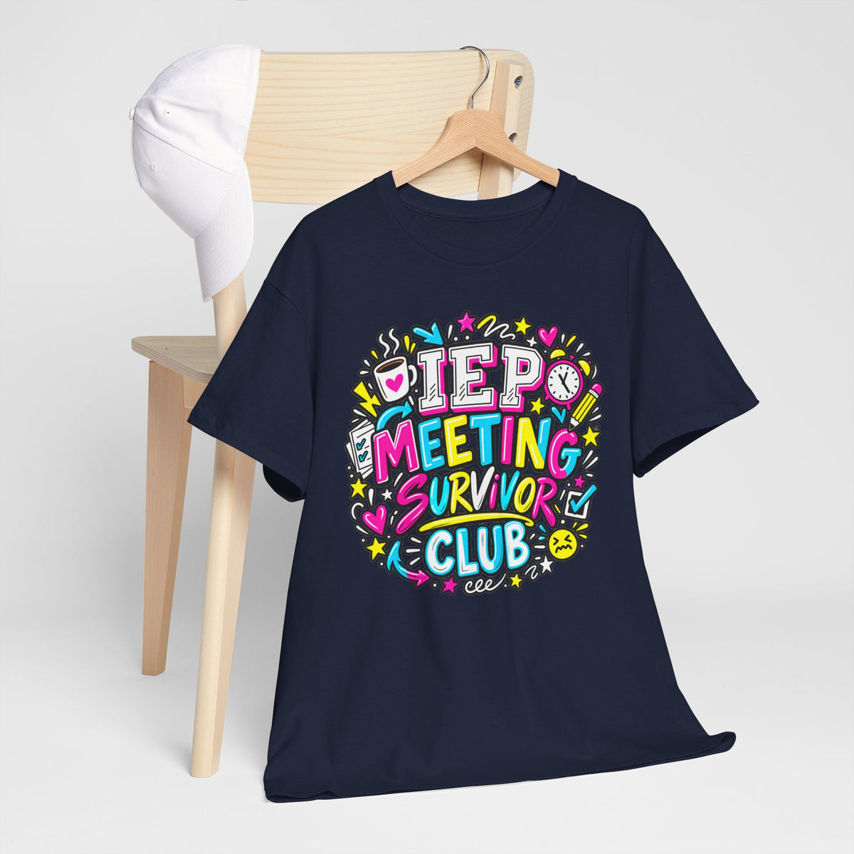 Video Meeting Survivor Club T-Shirt — Funny Remote Work Tee