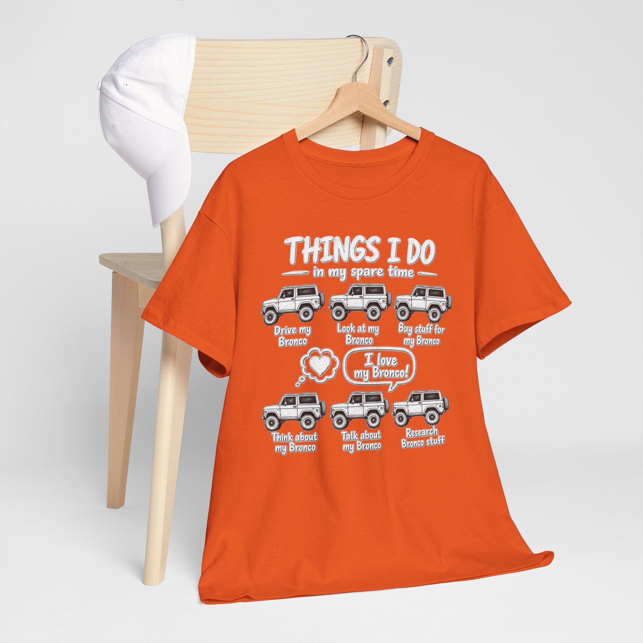 T‑Shirt — "Things I Do in My Spare Time" Jeep Lover Graphic Tee
