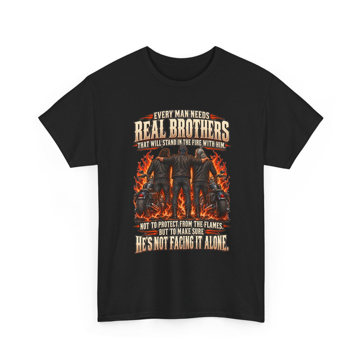 Real Brothers Graphic T-Shirt – Brotherhood and Strength