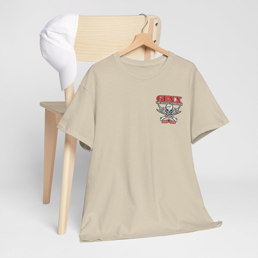 Gen X T‑Shirt — "The Badass Generation" Skull & Crossbones Retro Tee