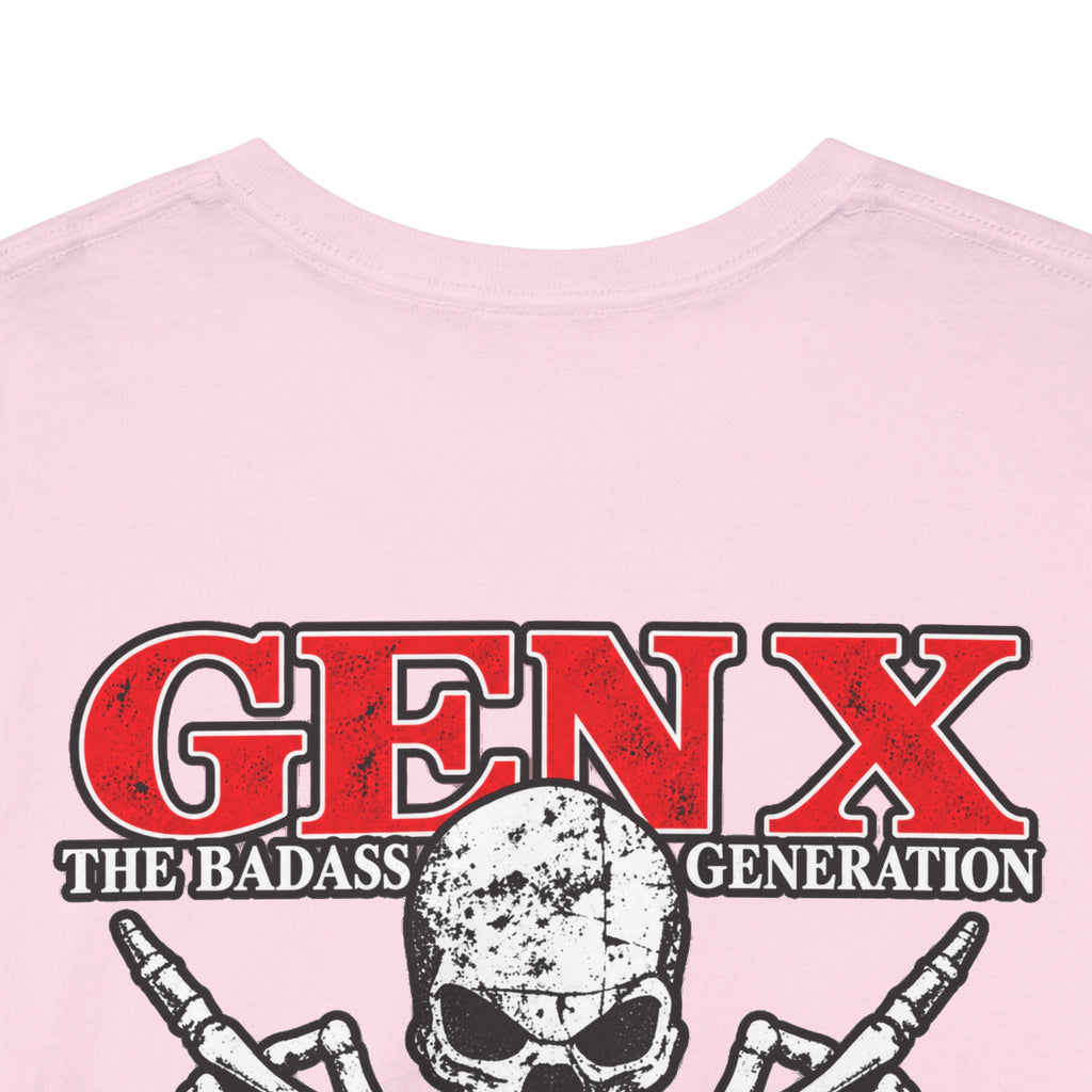 Gen X T‑Shirt — "The Badass Generation" Skull & Crossbones Retro Tee