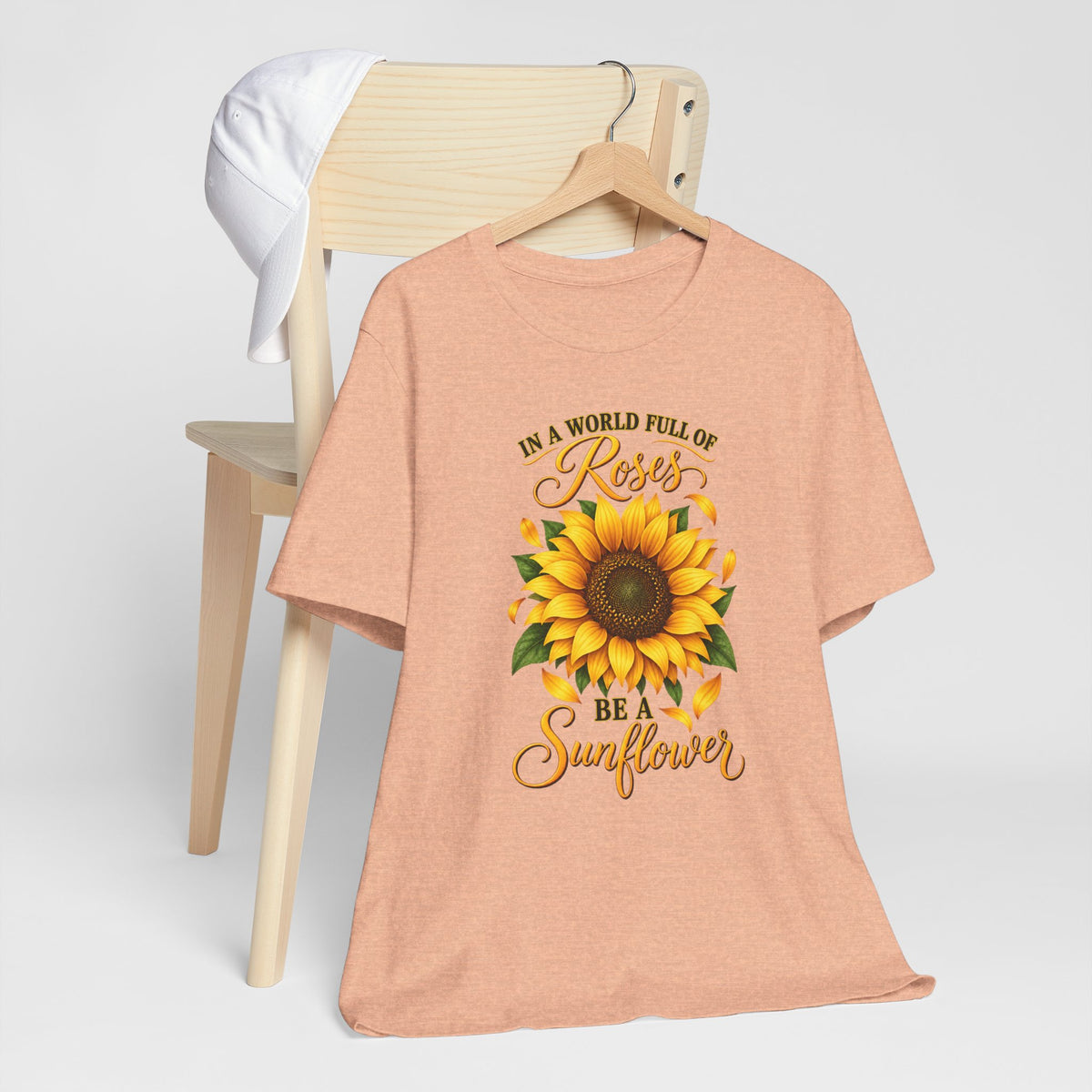 Be a Sunflower T-Shirt | Inspirational Floral Graphic