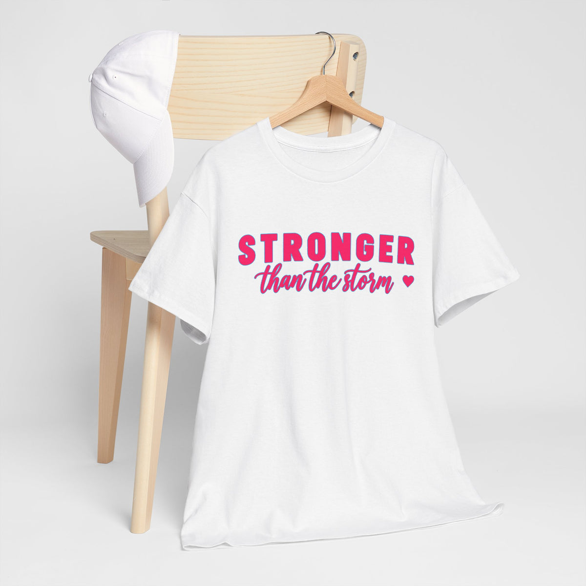 Stronger Than the Storm Tee - Inspirational Women's Resilience T-Shirt