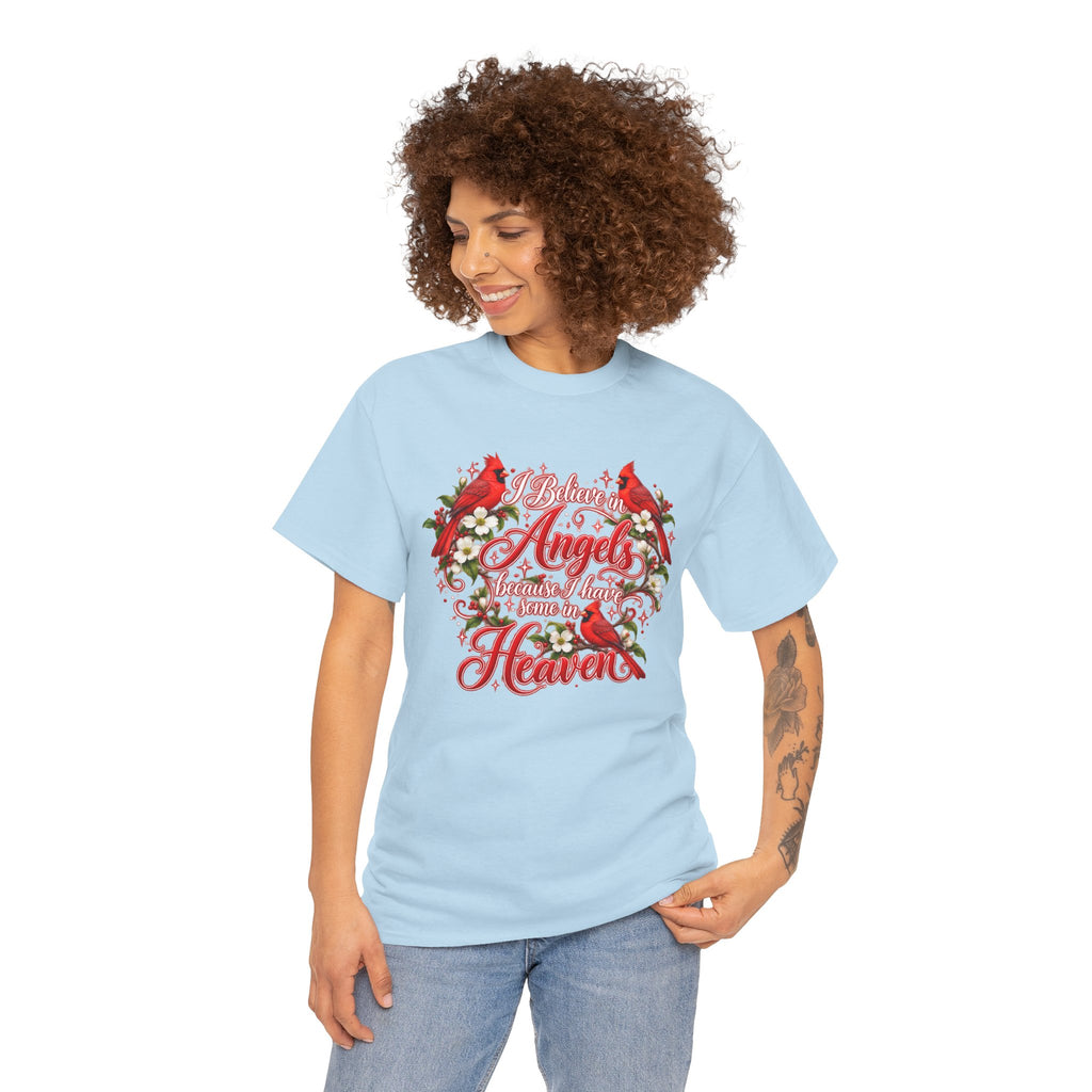 Angels from Heaven Cardinal Christmas T-Shirt