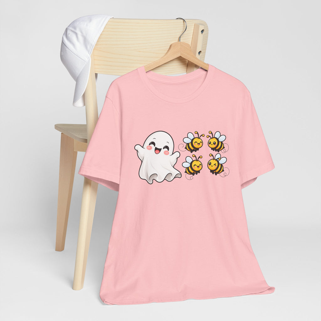 Boo & Bees Halloween Tee – Cute Ghost & Bee Shirt | Spooky Season Must-Have
