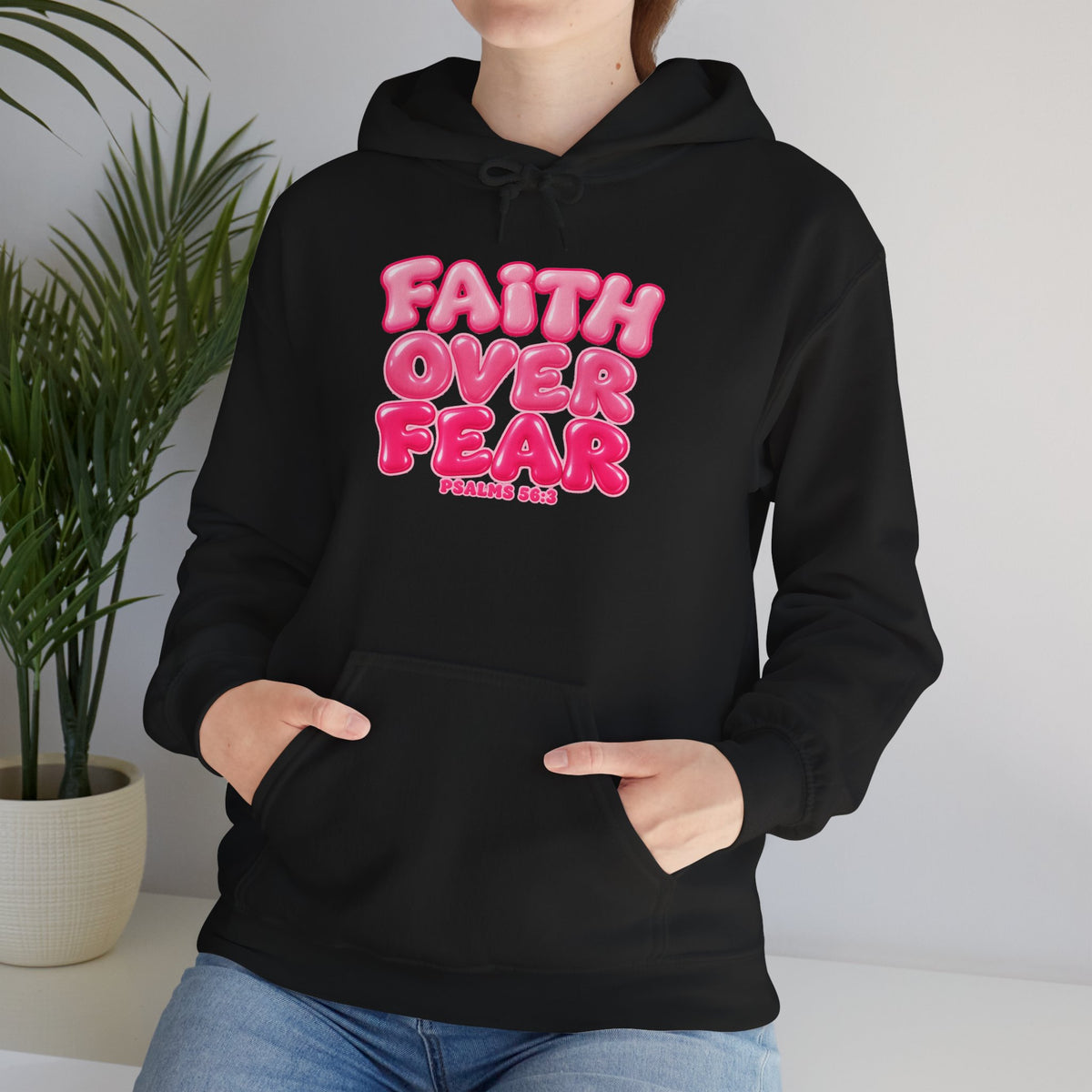 Faith Over Fear Inspirational Hoodie