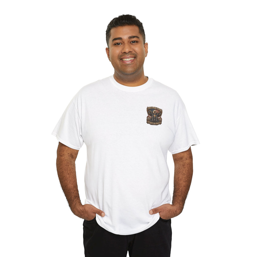Freedom Rider Motorcycle T‑Shirt — Born to Roam Vintage Biker Tee