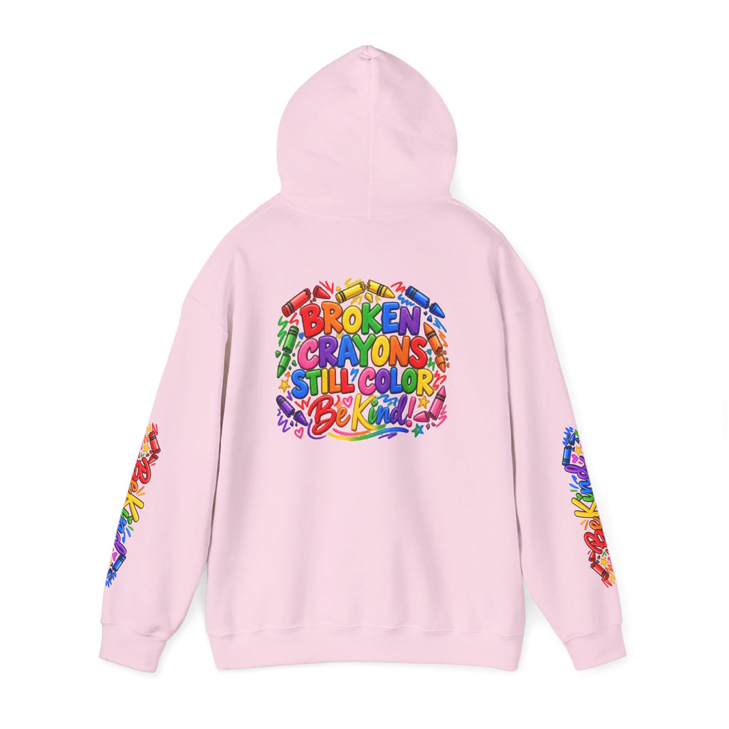 Broken Crayons Still Colorful Rainbow Art Hoodie