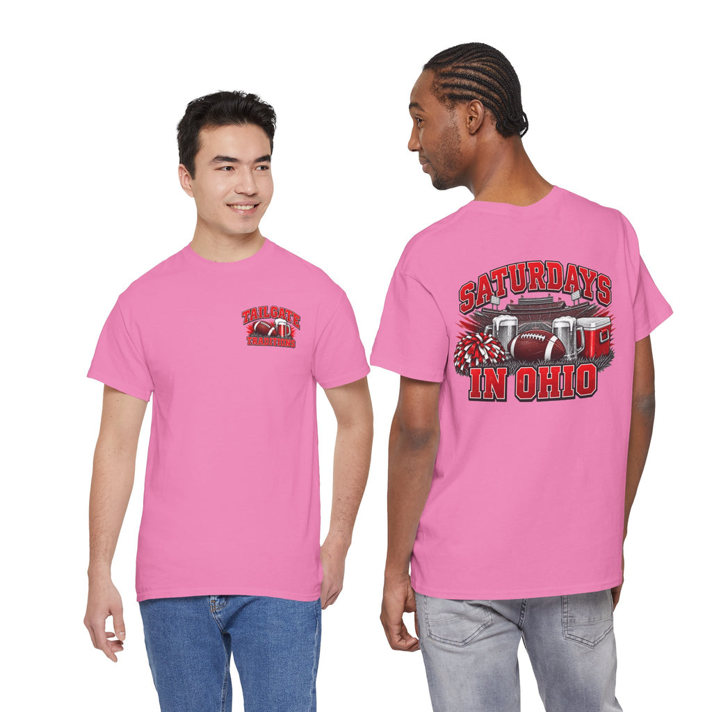 T-Shirt — Saturdays in Ohio Football & Tailgate Tee