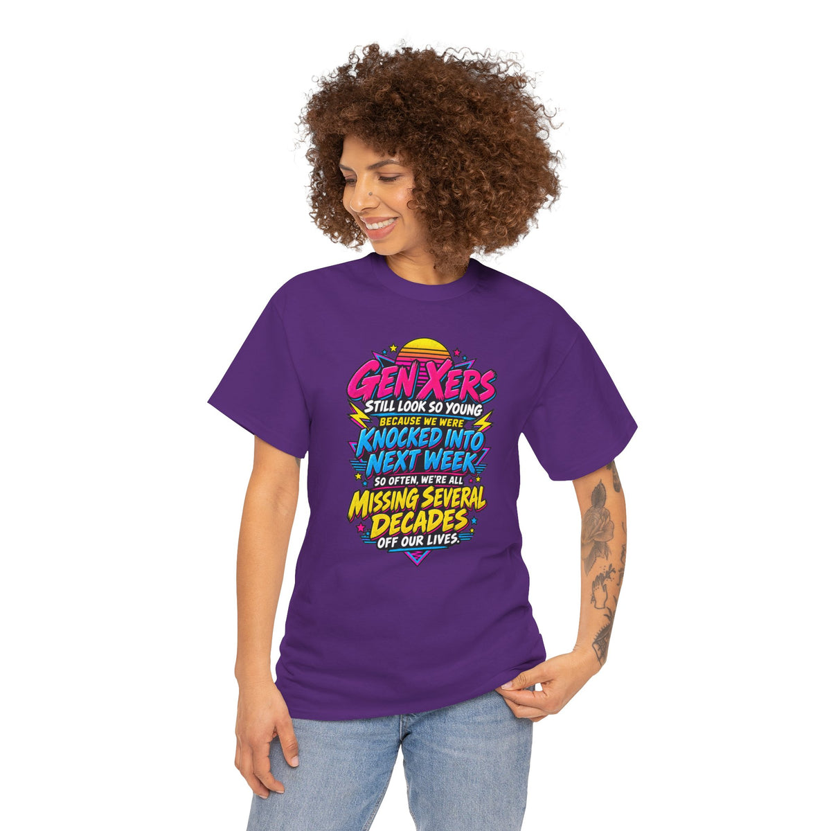 Gen Xers Retro Graphic Tee — “Still Look So Young… Missing Several Decades”