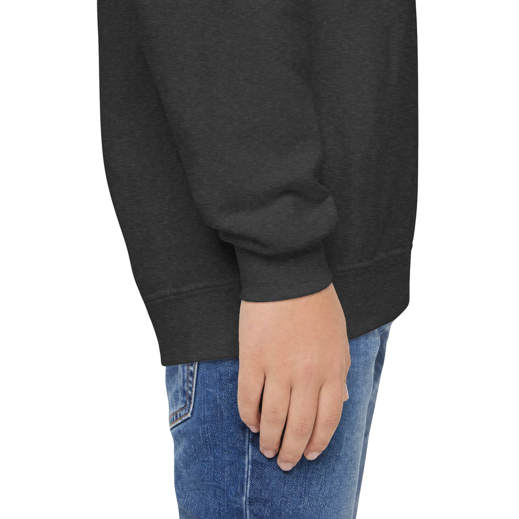 Youth Crewneck Sweatshirt — Cute Smiley "Stay Sweet" Graphic, Kids Cozy Pullover