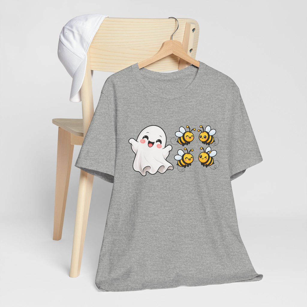 Boo & Bees Halloween Tee – Cute Ghost & Bee Shirt | Spooky Season Must-Have
