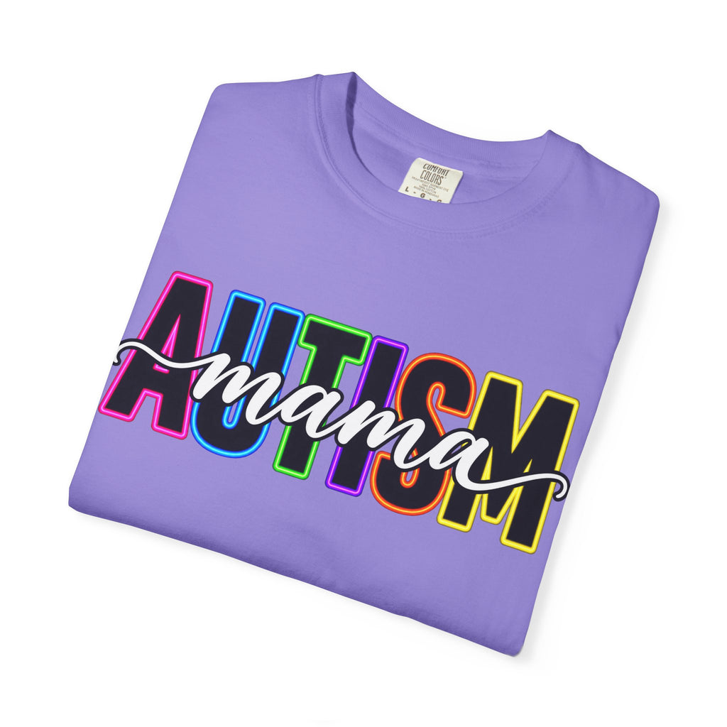 Autism Mama T-Shirt — Colorful Pride Support Tee for Moms