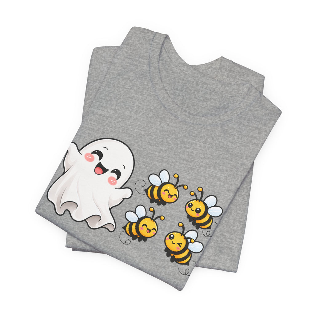 Boo & Bees Halloween Tee – Cute Ghost & Bee Shirt | Spooky Season Must-Have