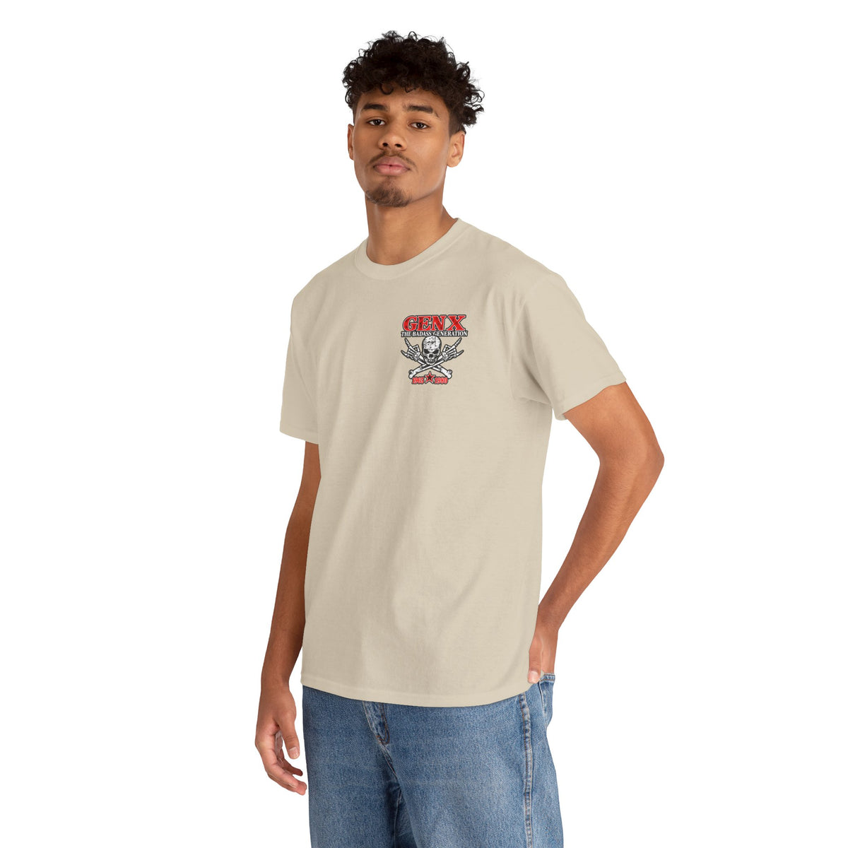 Gen X T‑Shirt — "The Badass Generation" Skull & Crossbones Retro Tee