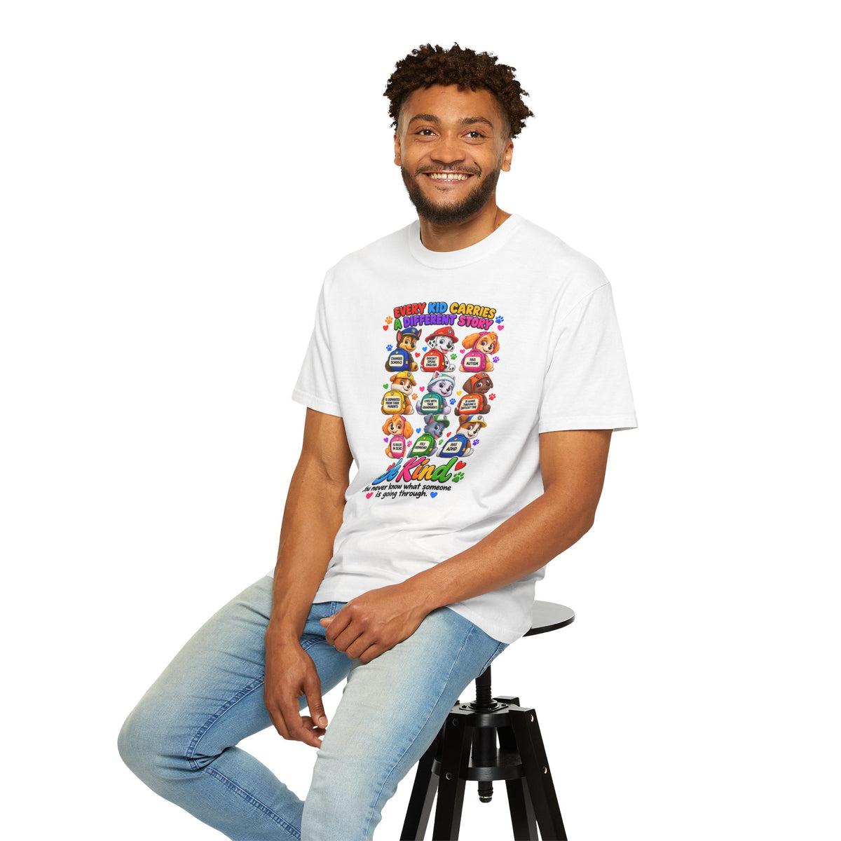 Be Kind Every Kid Carries Inspirational T-Shirt