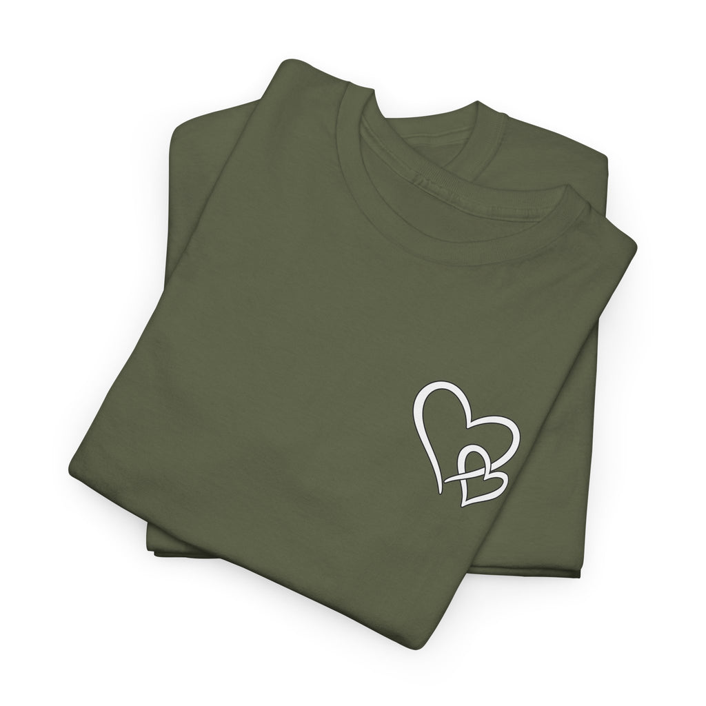 Inspirational Heart T-Shirt – "To the Person Behind Me: You Are Amazing, Beautiful and Enough" Motivational Tee