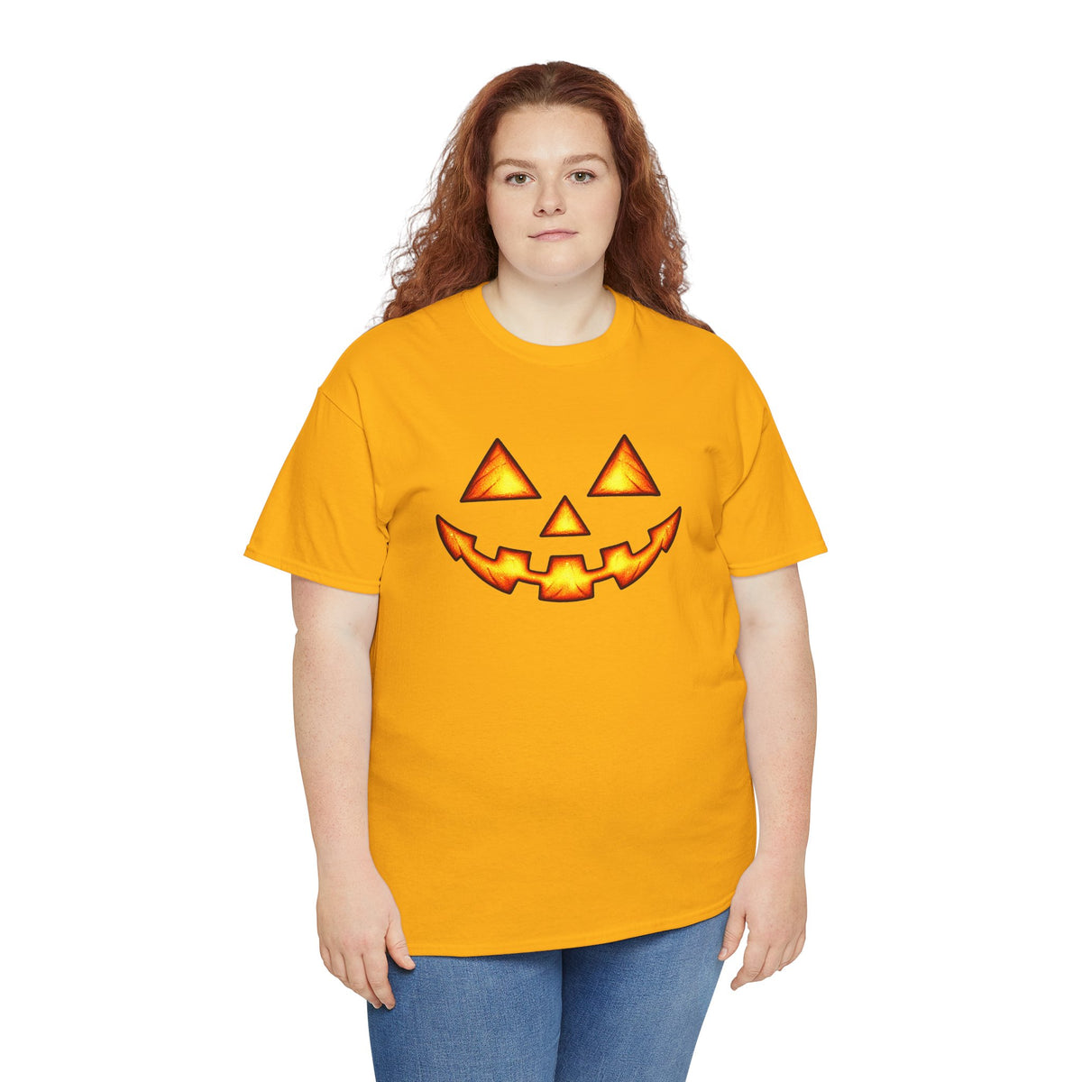 Halloween Jack-O'-Lantern Happy T-Shirt
