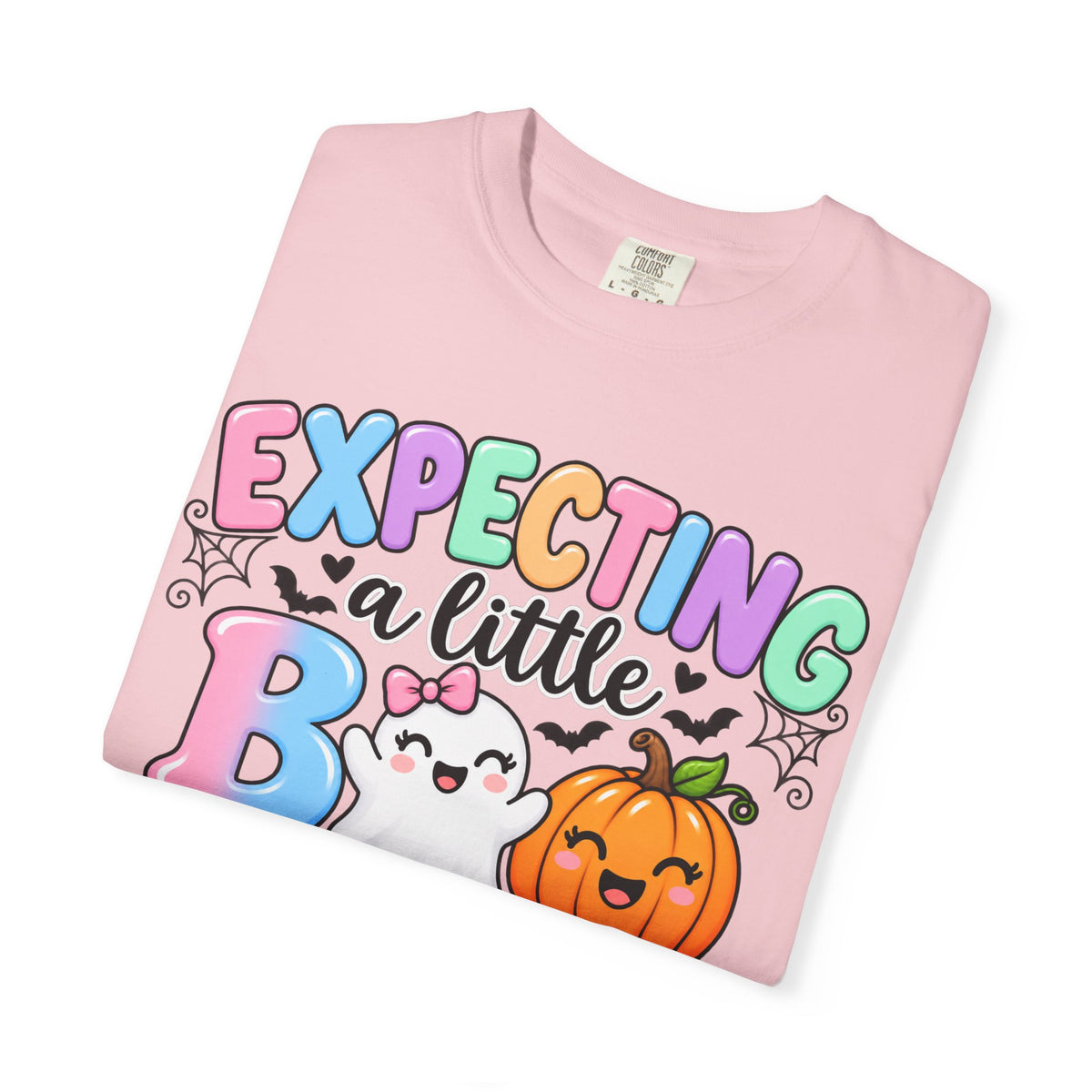 Expecting a Little Boo Maternity T-Shirt — Cute Halloween Pregnancy Tee