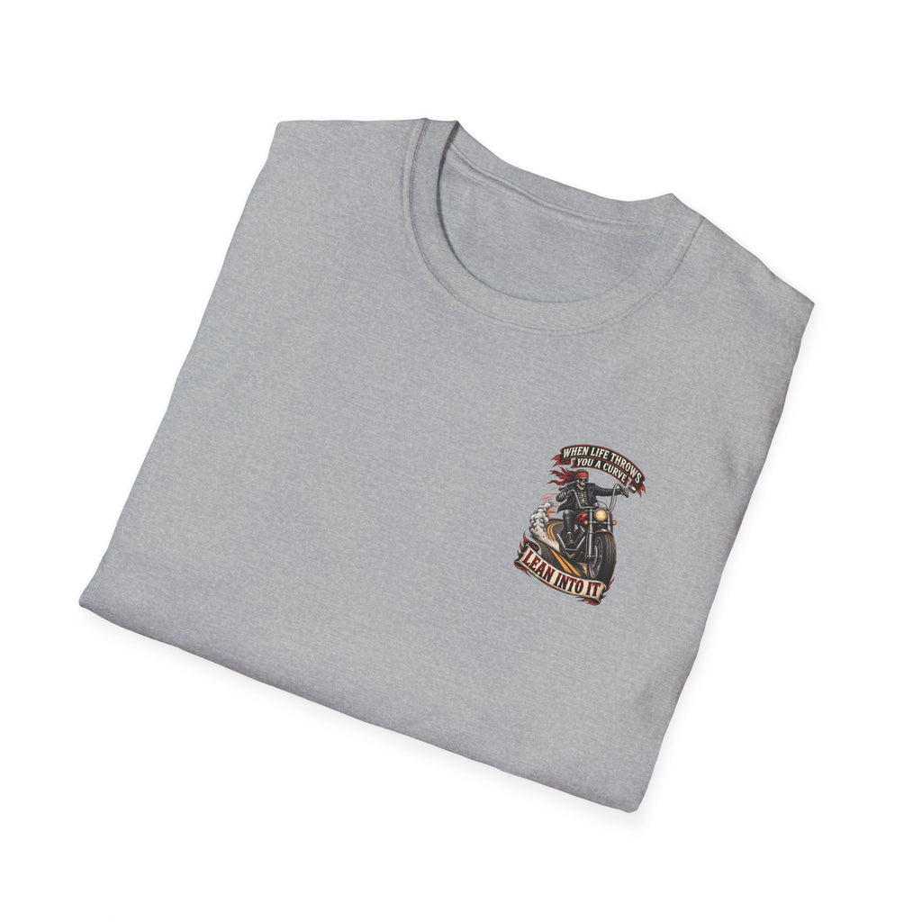 Motorcycle Rider Skull Tee — Born to Ride Graphic T-Shirt