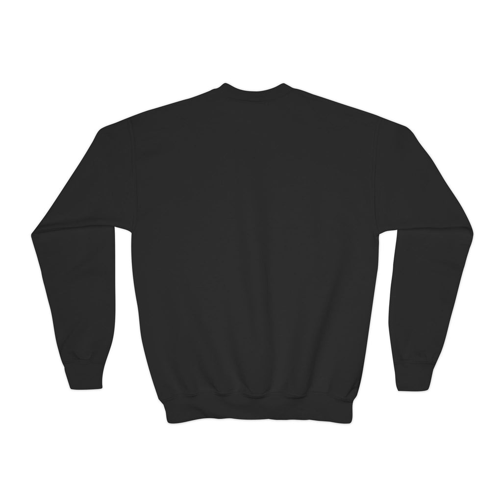 Youth Crewneck Sweatshirt — Cute Smiley "Stay Sweet" Graphic, Kids Cozy Pullover