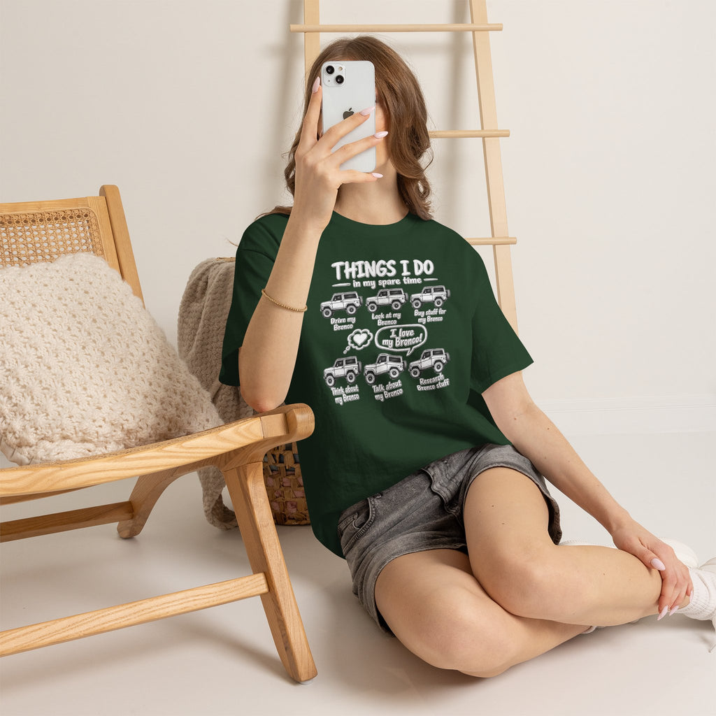 T‑Shirt — "Things I Do in My Spare Time" Jeep Lover Graphic Tee