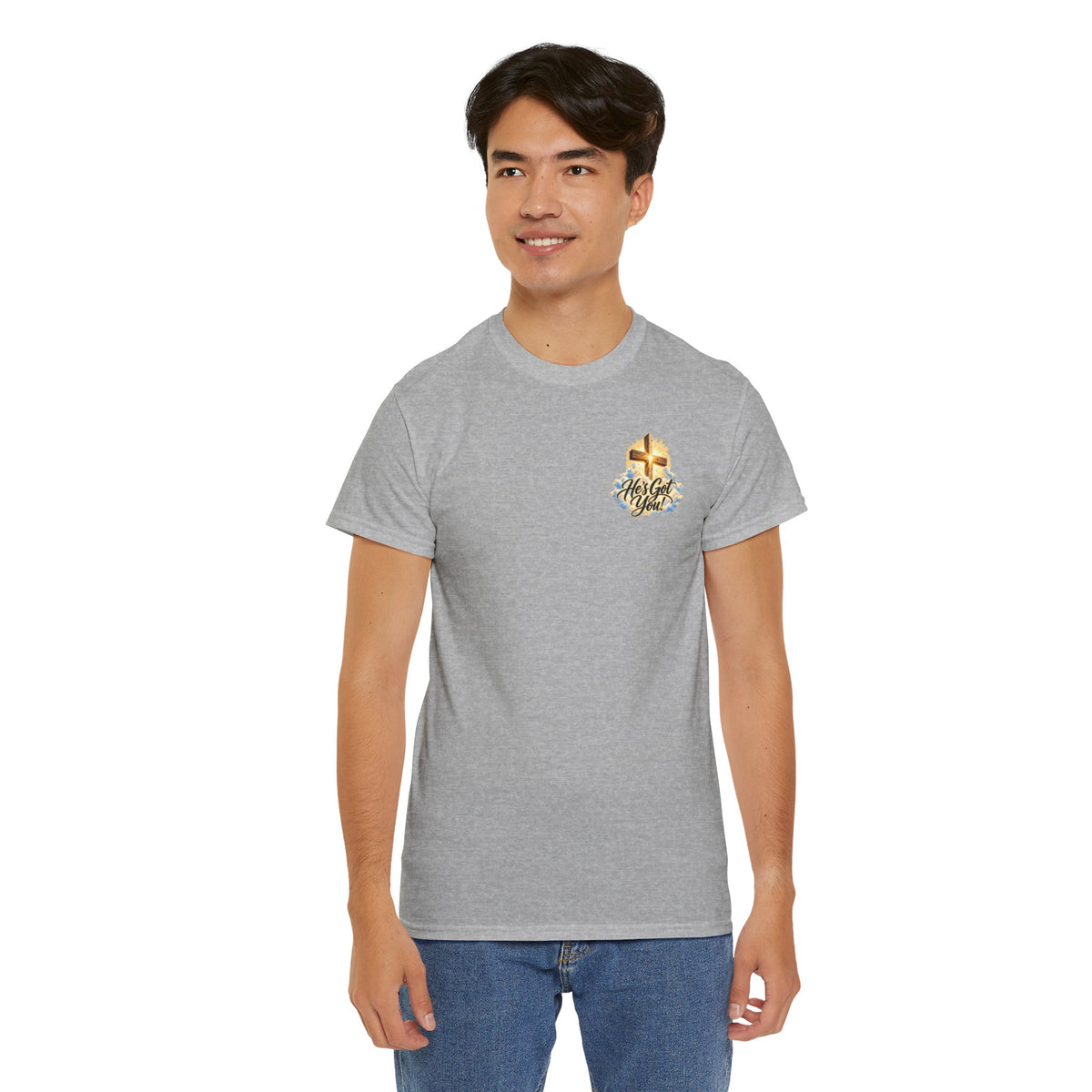 Don't Overthink It He's Got You Tee — Christian Cross Inspirational T‑Shirt