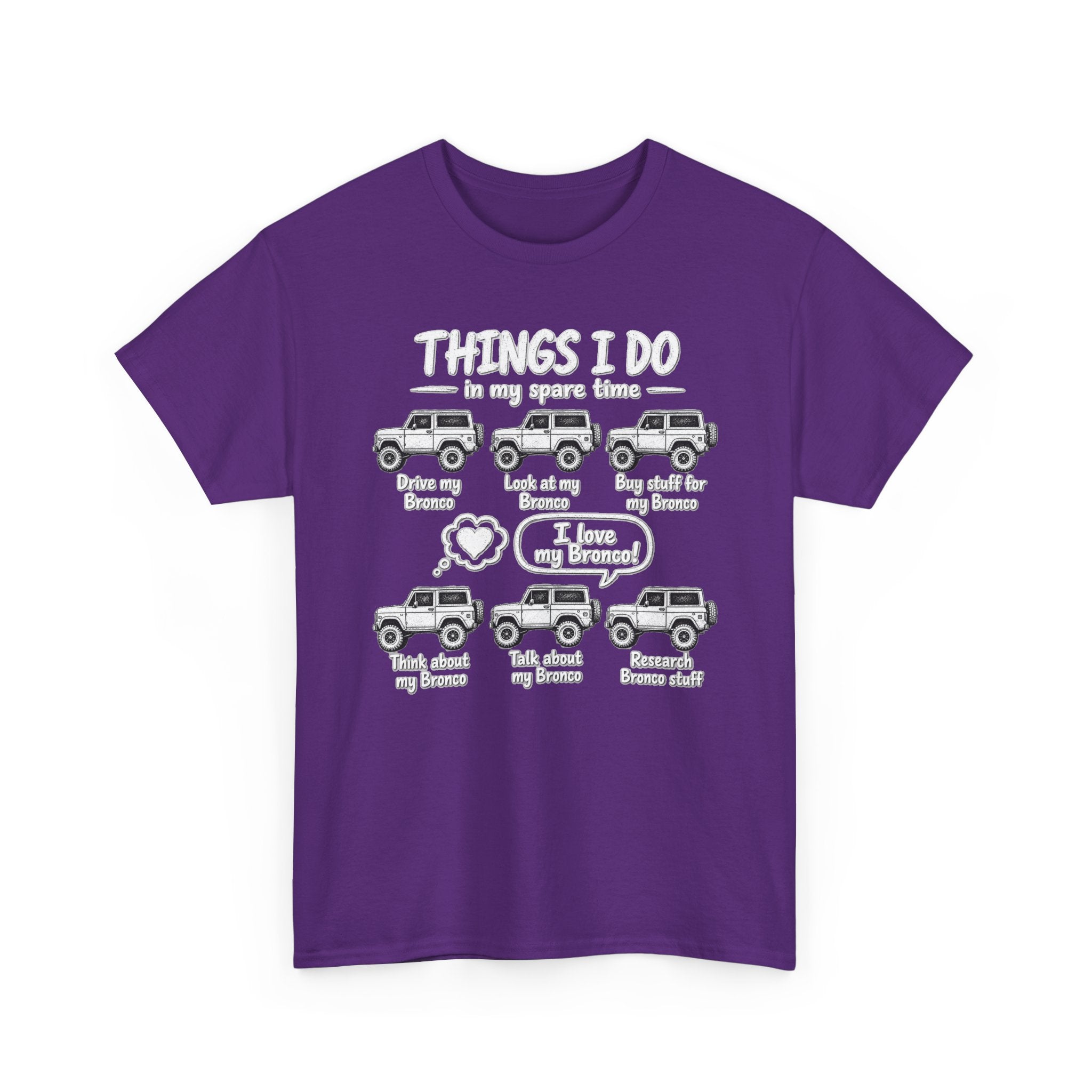 T‑Shirt — "Things I Do in My Spare Time" Jeep Lover Graphic Tee
