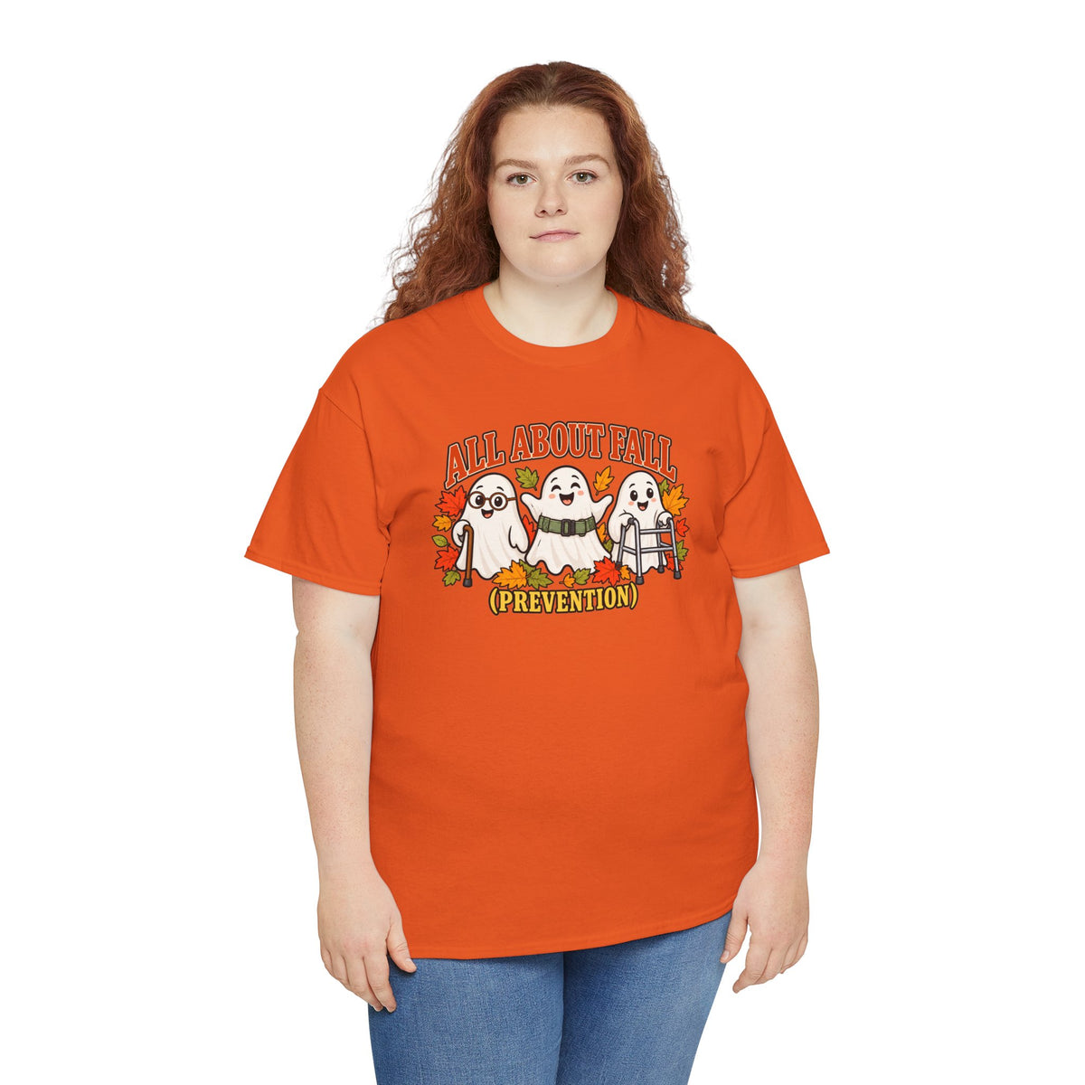 All About Fall (Prevention) Ghost Tee — Cute Halloween Autumn T-Shirt