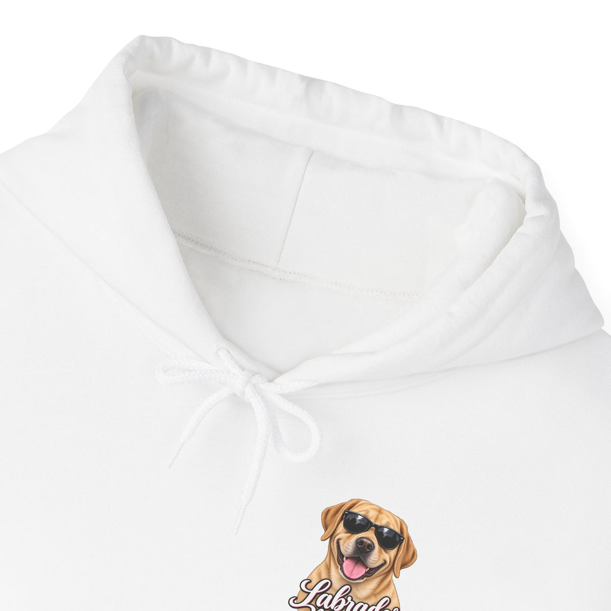 Labrador Mama Hoodie — Dog Mom Sweatshirt with Cute Sunglasses Lab Design