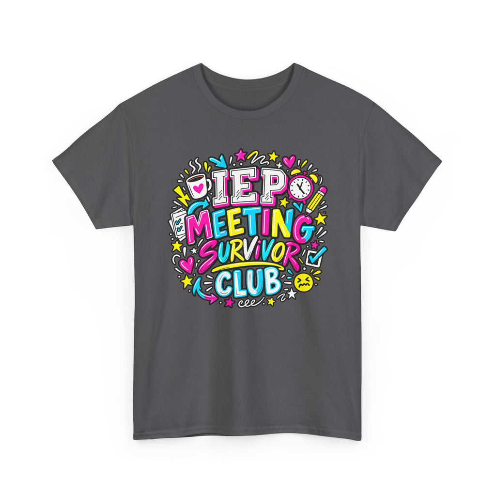 Video Meeting Survivor Club T-Shirt — Funny Remote Work Tee