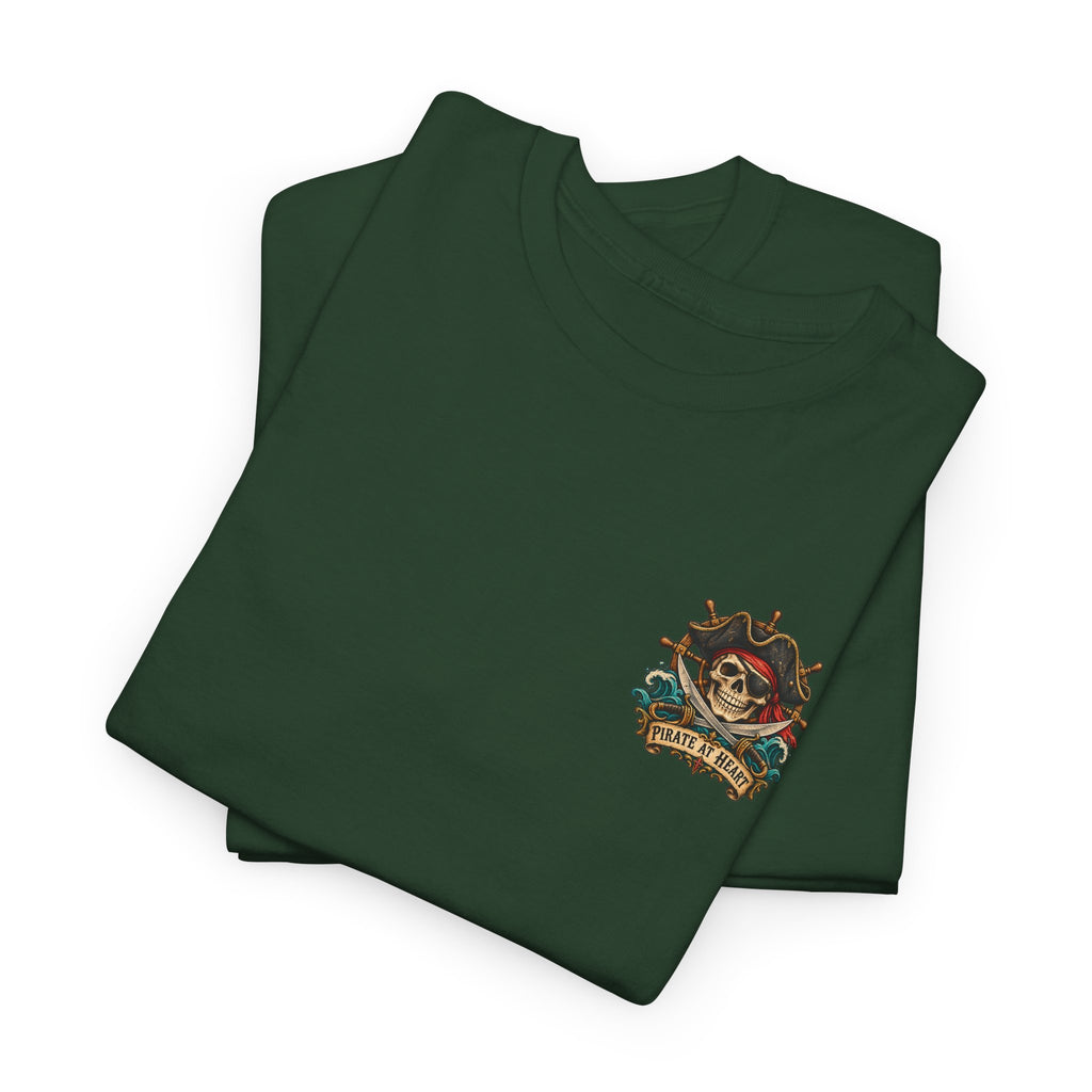 Pirate Skull Tee — "I Was a Pirate" Nautical Skull, Water • Alcohol • Booty • Boats Graphic T‑Shirt