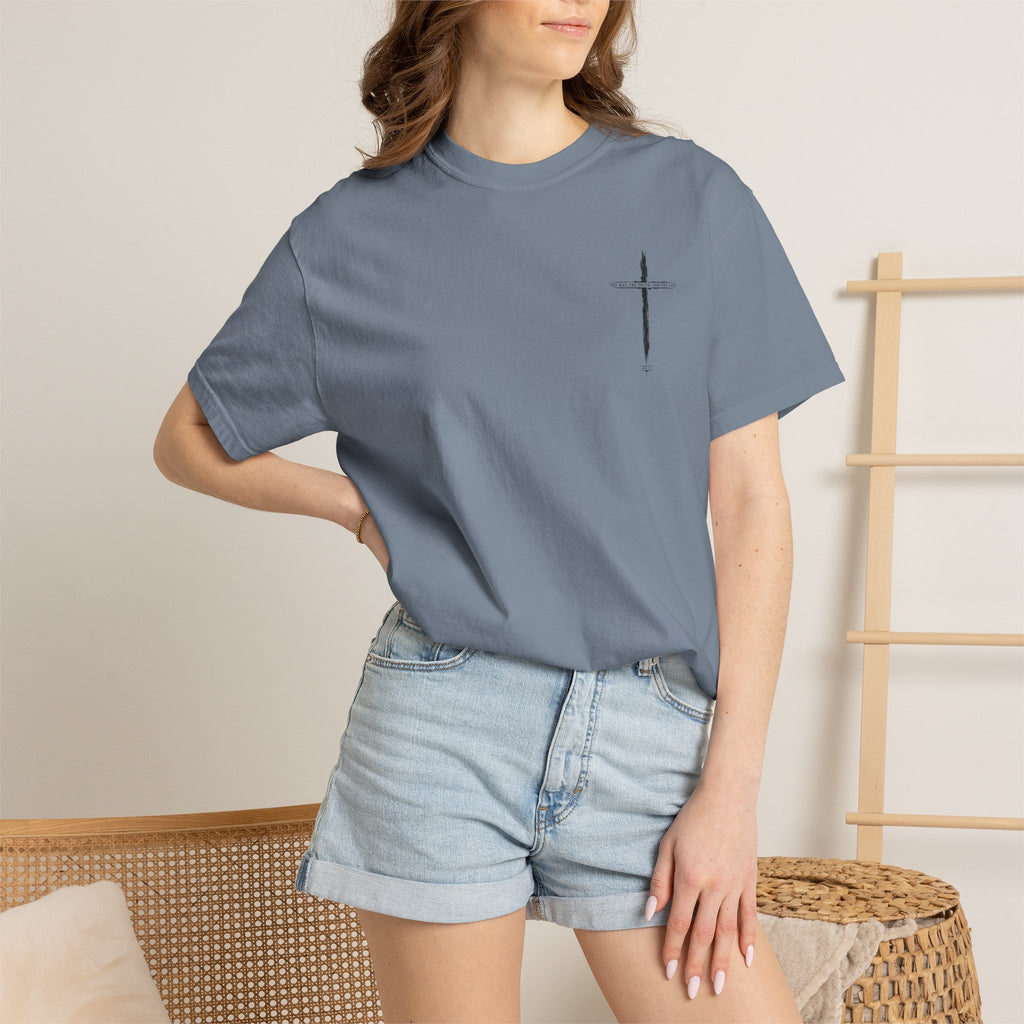 Christian Cross T-Shirt — 'The Way, The Truth, The Life' Religious Tee