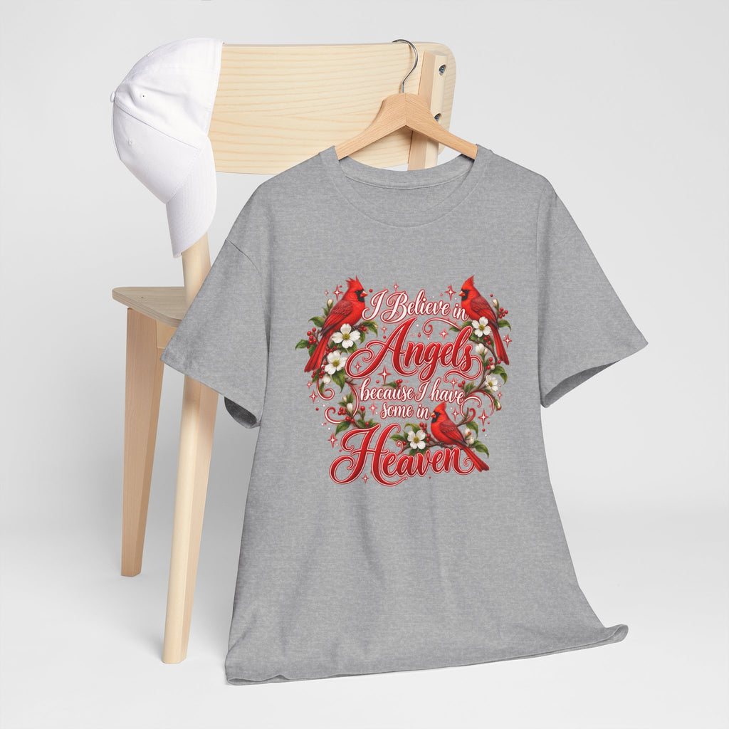 Angels from Heaven Cardinal Christmas T-Shirt