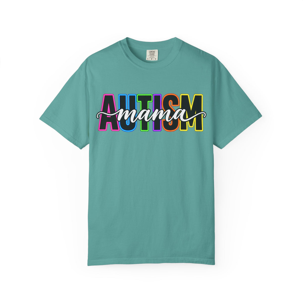 Autism Mama T-Shirt — Colorful Pride Support Tee for Moms