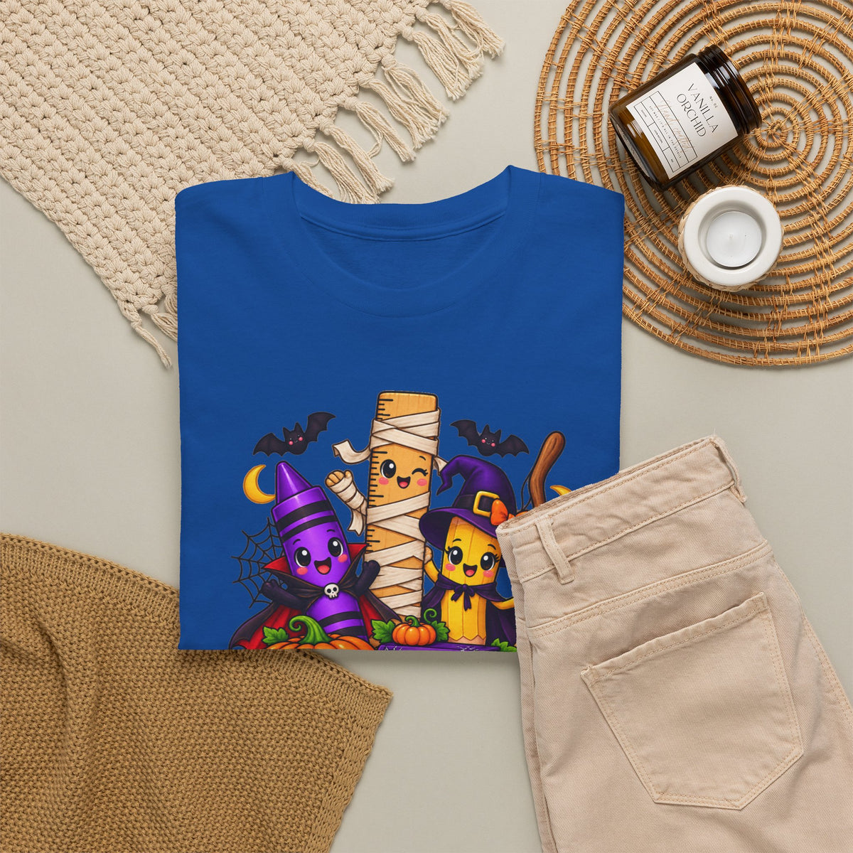 Halloween Teacher Tee — "What A Boo-tiful Day To Learn" Kids' Classroom Shirt
