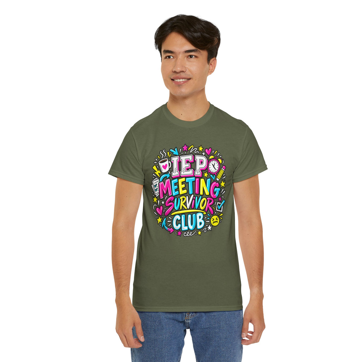 Video Meeting Survivor Club T-Shirt — Funny Remote Work Tee