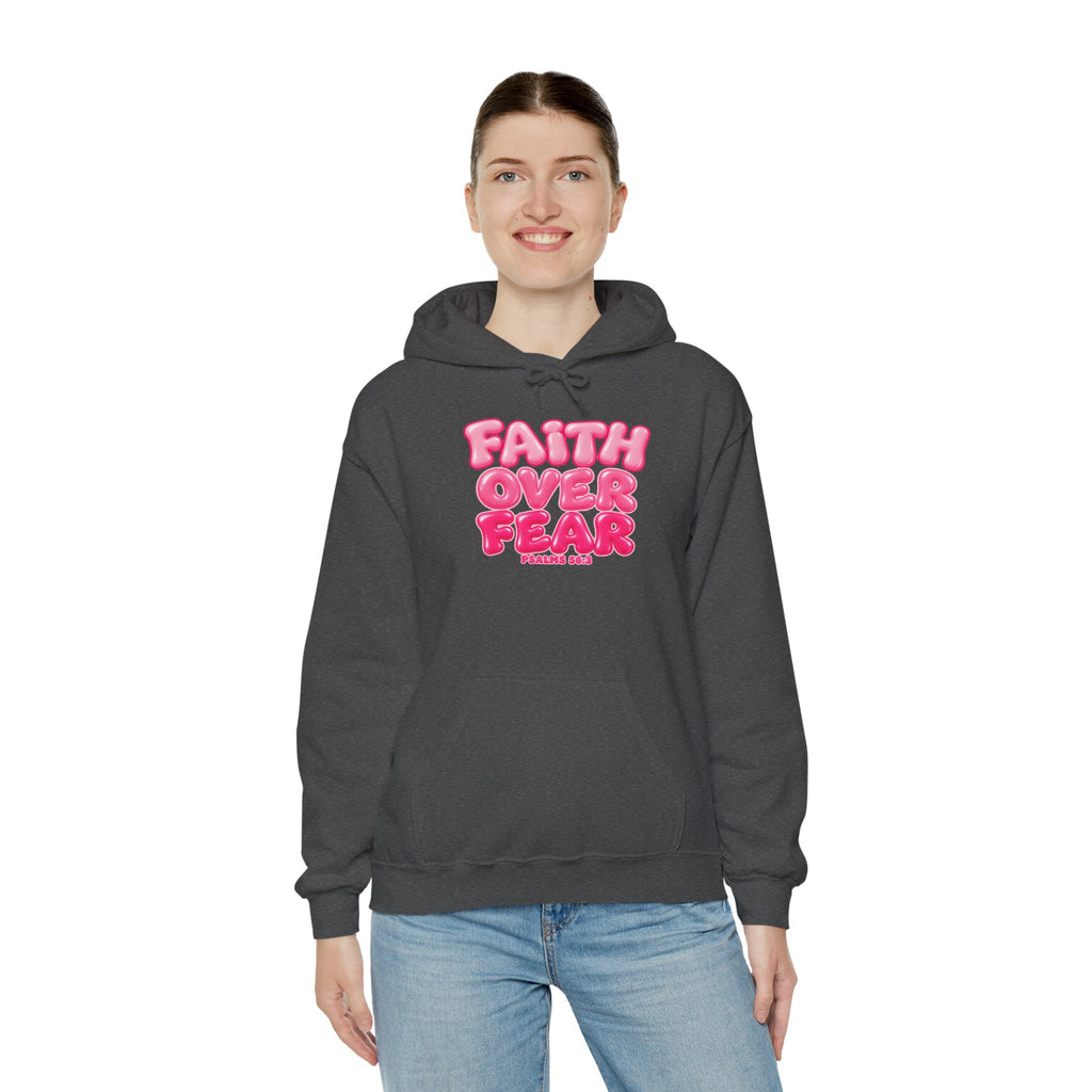 Faith Over Fear Inspirational Hoodie