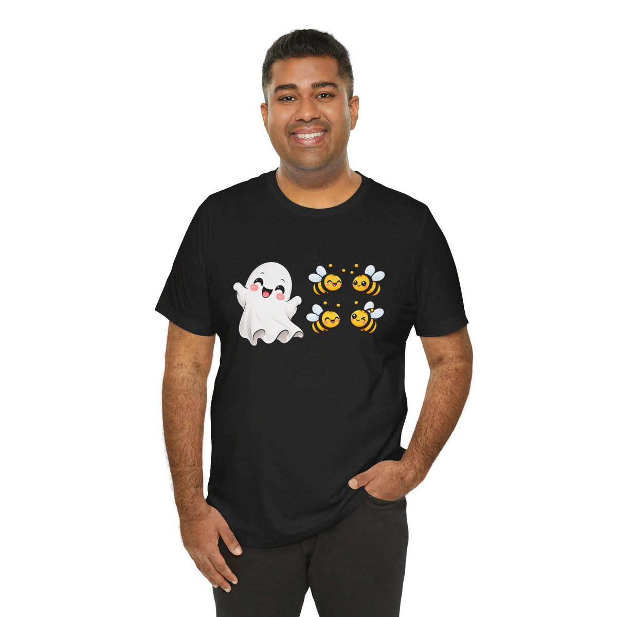 Boo & Bees Halloween Tee – Cute Ghost & Bee Shirt | Spooky Season Must-Have