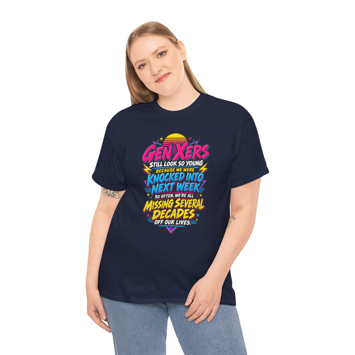 Gen Xers Retro Graphic Tee — “Still Look So Young… Missing Several Decades”