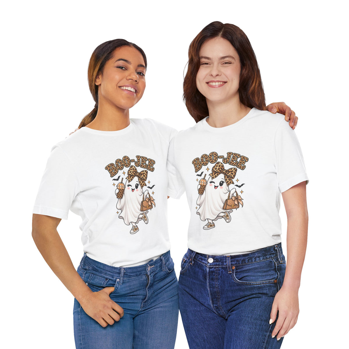 Boo-Jee Leopard Ghost Tee
