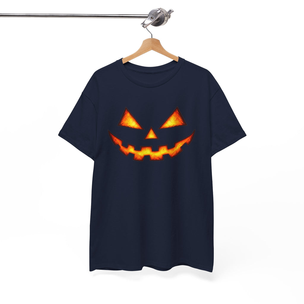 Jack-O'-Lantern Pumpkin Scary Face T-Shirt — Halloween Horror Costume Tee