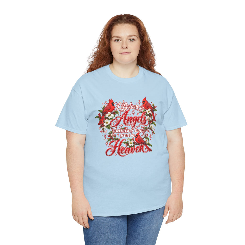 Angels from Heaven Cardinal Christmas T-Shirt