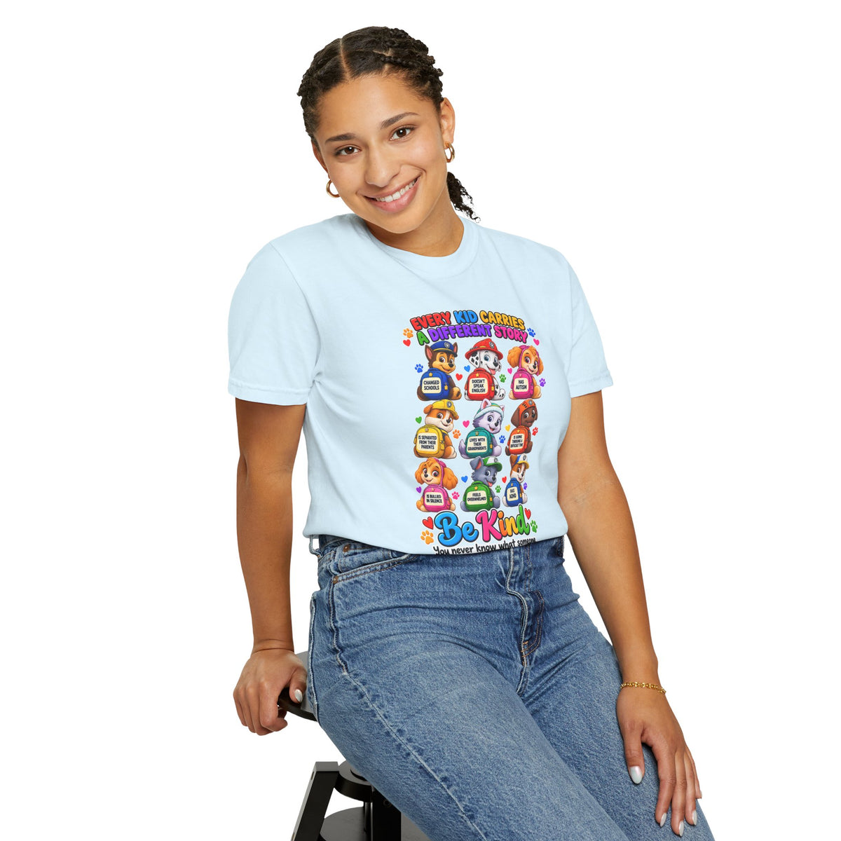 Be Kind Every Kid Carries Inspirational T-Shirt