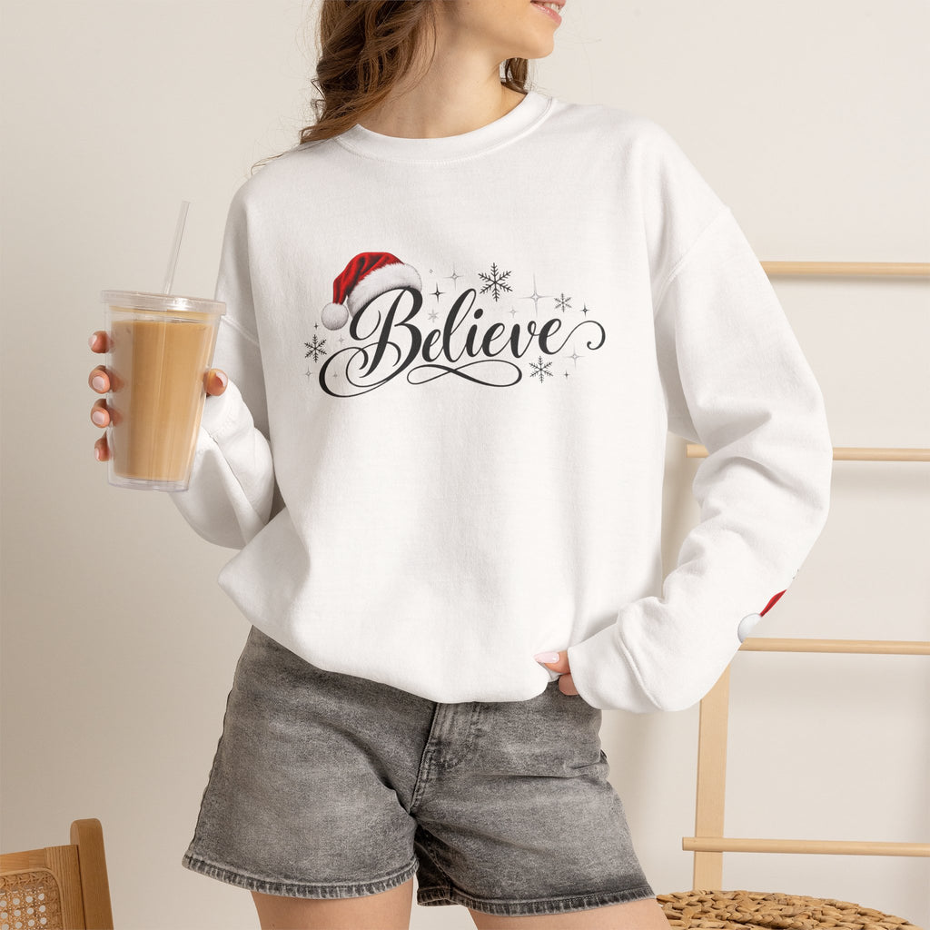 Believe Christmas Crewneck Sweatshirt