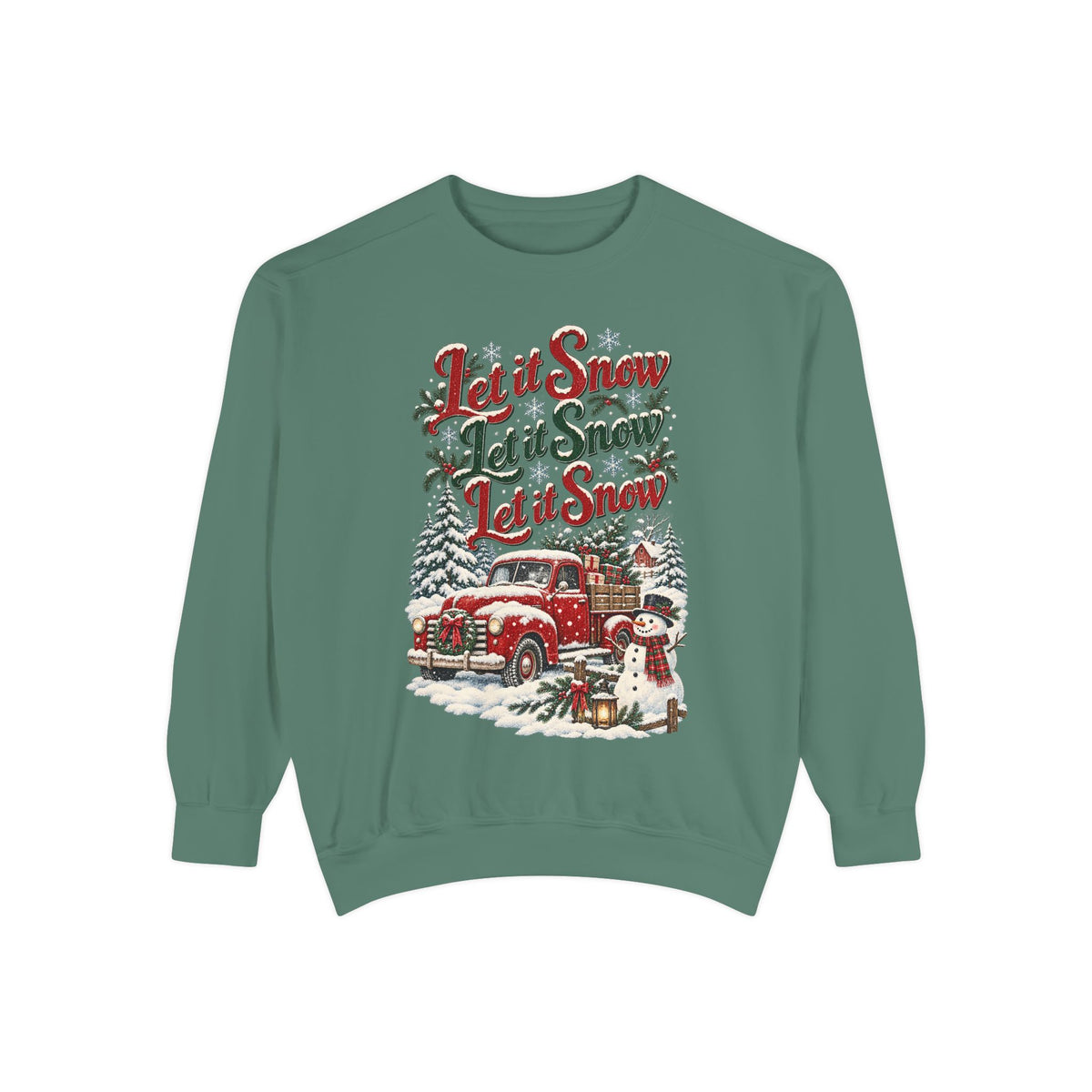 Let It Snow Vintage Truck Sweatshirt