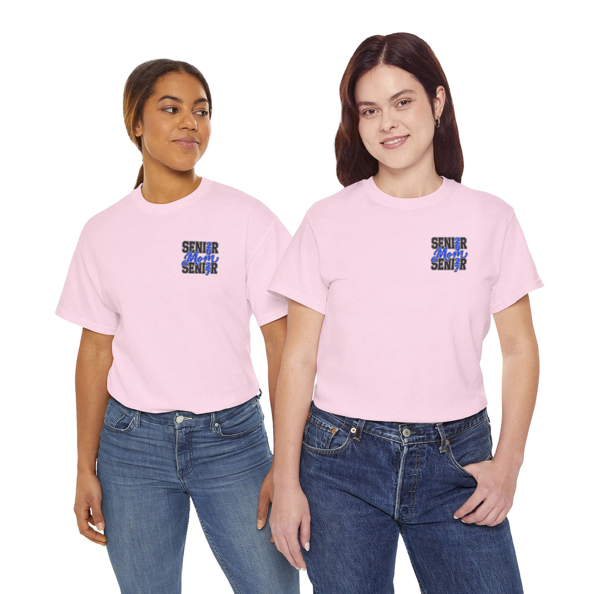 Senior Mom 2027 T-Shirt — Back Print Proud Senior Parent Tee