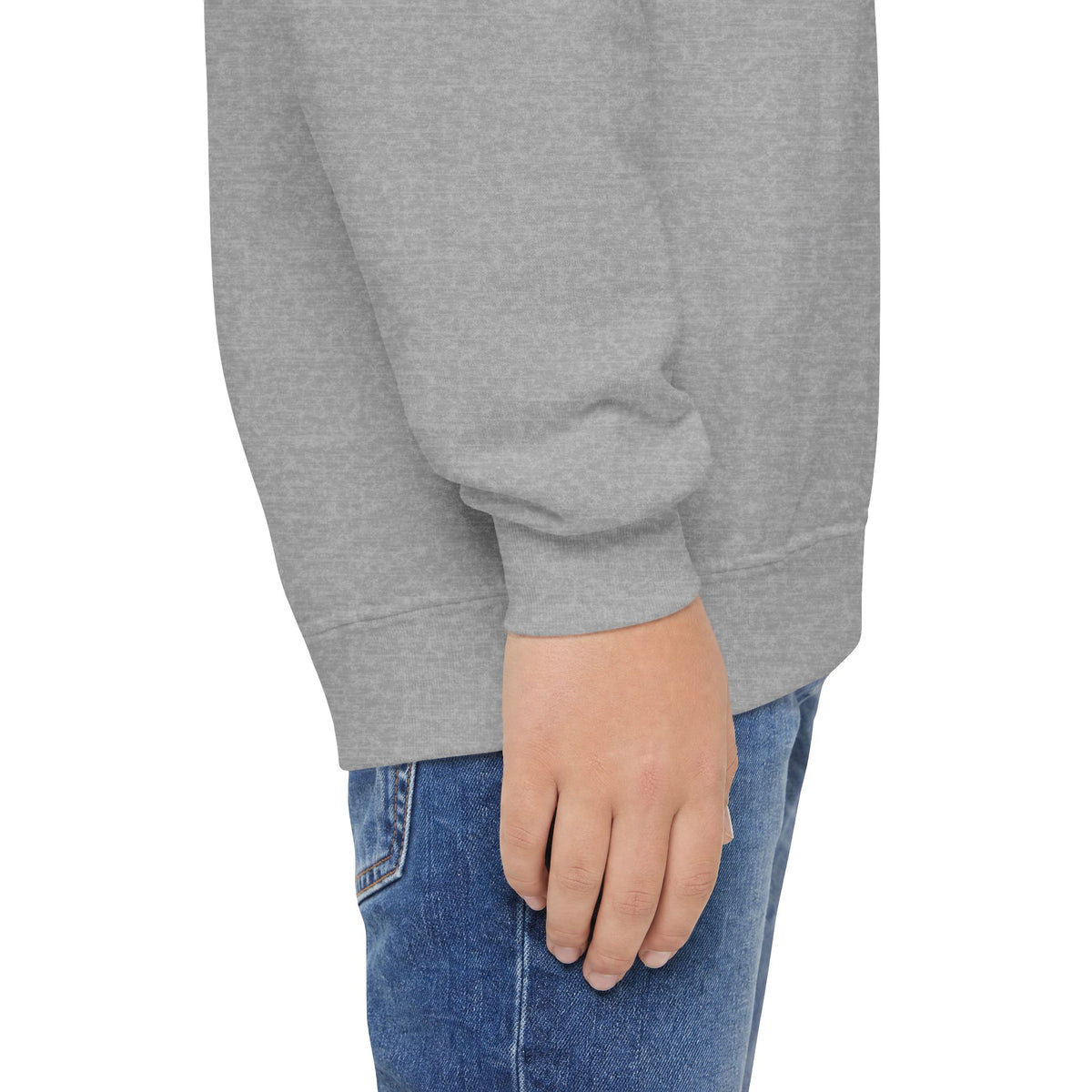 Youth Crewneck Sweatshirt — Cute Smiley "Stay Sweet" Graphic, Kids Cozy Pullover